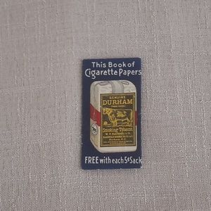 Vintage Bull Durham cigarette papers.